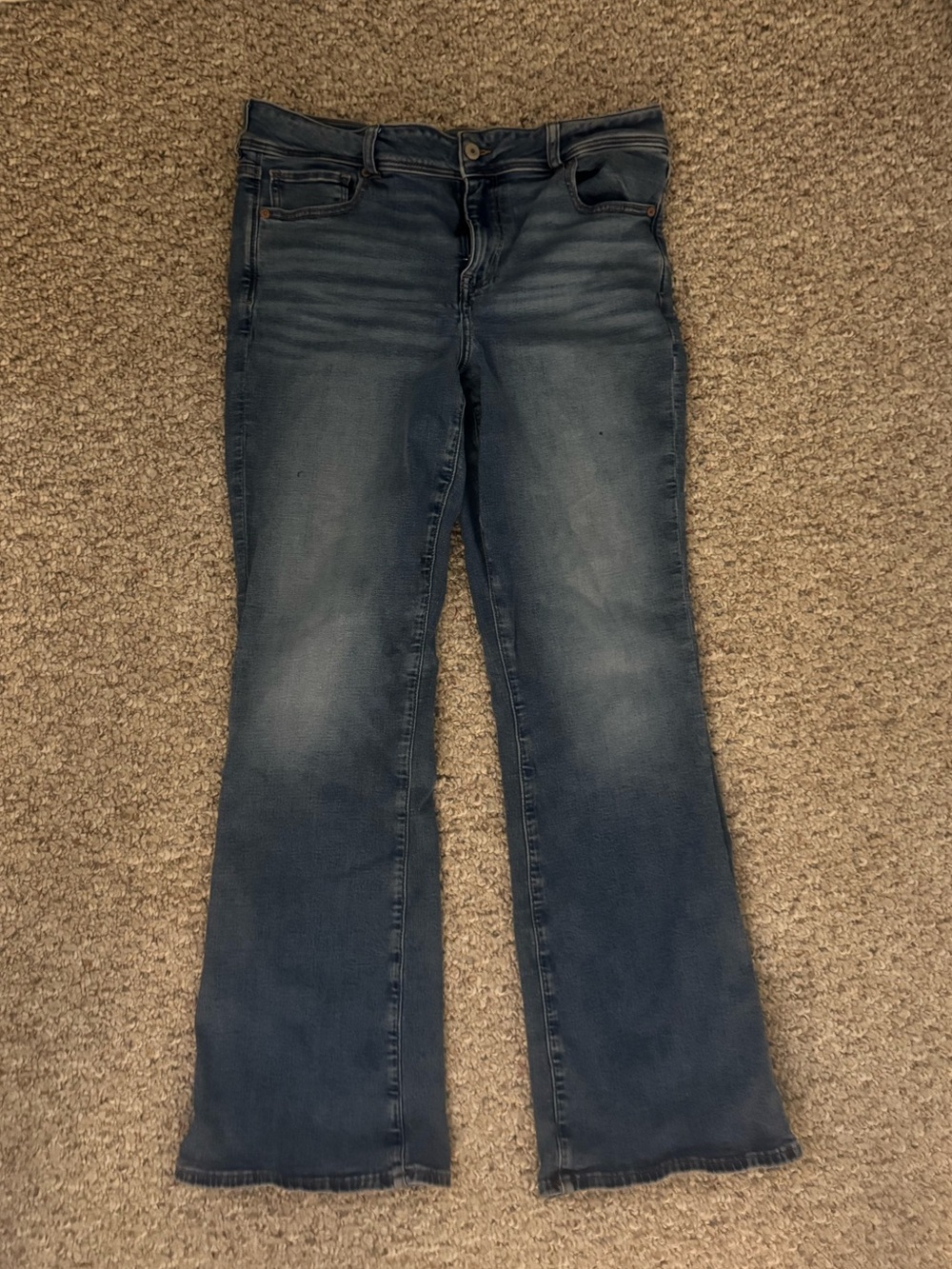 American Eagle Women’s Blue Stretch Bootcut Jeans